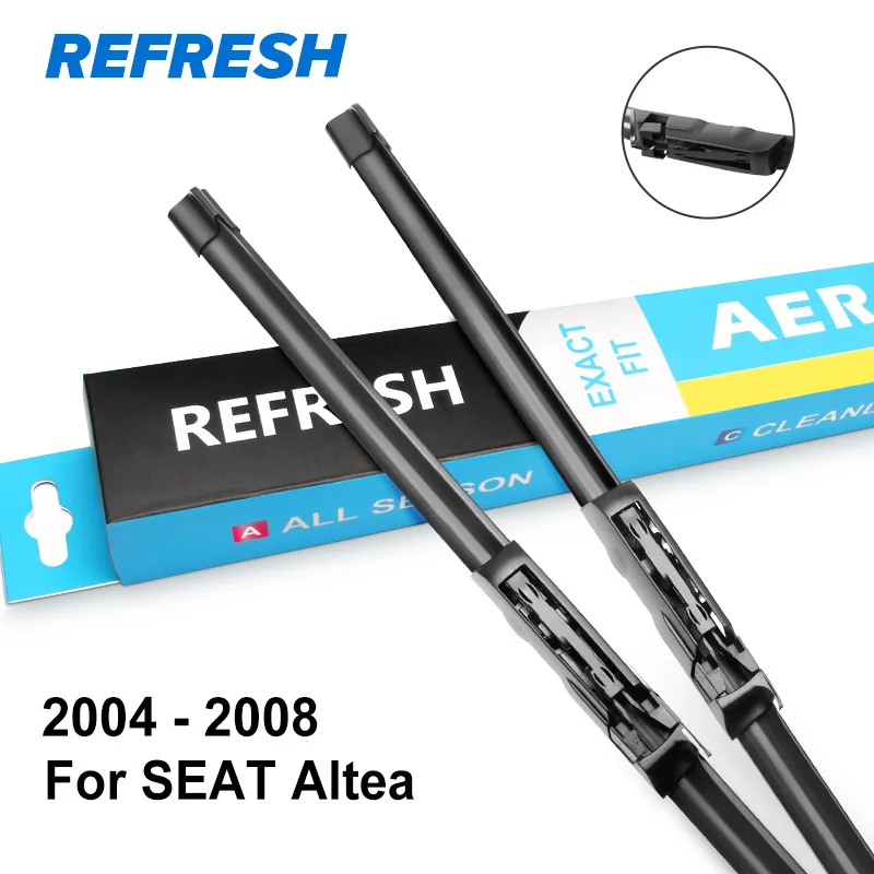 REFRESH Щетки стеклоочистителя для SEAT Altea 2" и 26" Fit Claw Arms 2004 2005 2006 2007 2008 2009 2010 2011 2012 2013 - Цвет: 2004 - 2008