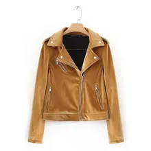 Новое поступление, корейский стиль, рыцарские мотоциклетные куртки, Женская бархатная куртка-бомбер, 3 цвета