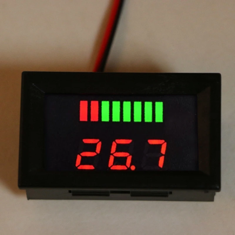 

DC 12V-72V Lead-acid Digital Battery Capacity Indicator Charge Tester Voltmeter