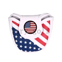 Подлинная Флаг США звезды и полосы чехол для головки клюшки для гольфа крышка Магнитный Дизайн клюшки крышка