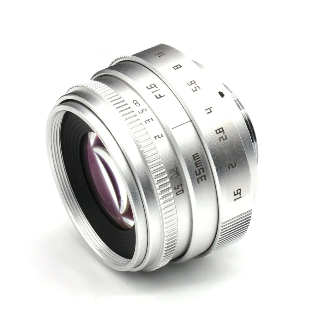 Фуцзянь 35 мм f/1,6 C крепление CCTV объектив для Canon EOS M беззеркальная камера slave