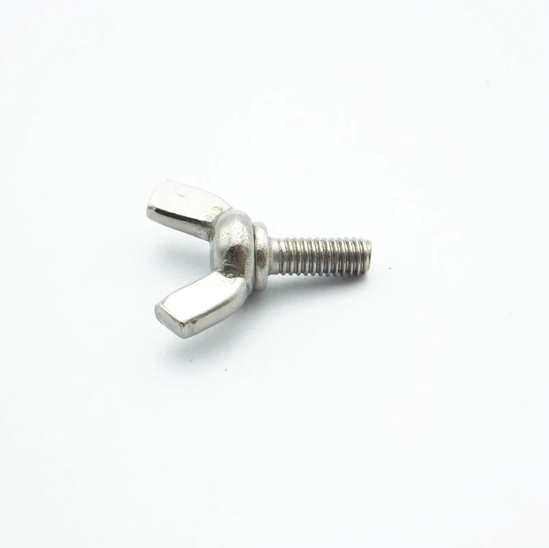 

5PCS M4 304 Stainless Steel Metric Butterfly Bolt Wing Screw Hand Tightening Bolt