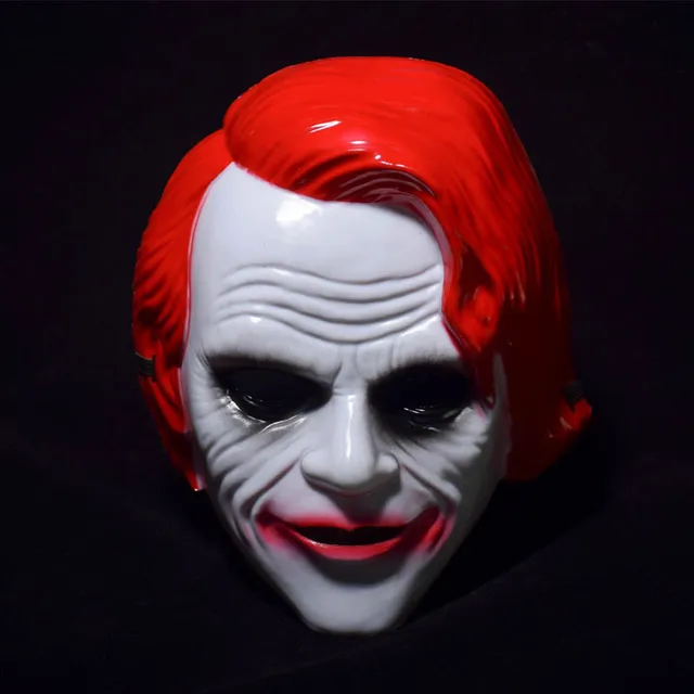 PVC Joker Mask Batman The Joker Cosplay Full Face Masks Green Hair PVC New Year Gift Halloween