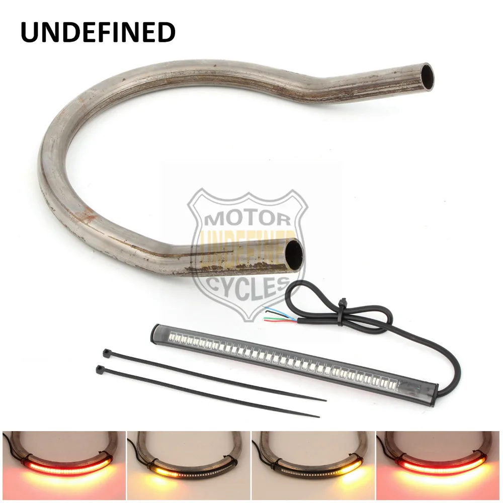 

UNDEFINED Motorcycle Cafe Racer Frame Hoop Tracker End Upswept Seat Loop Large CB KZ XJ GS 230mm for Honda CB750 CB550 CB500