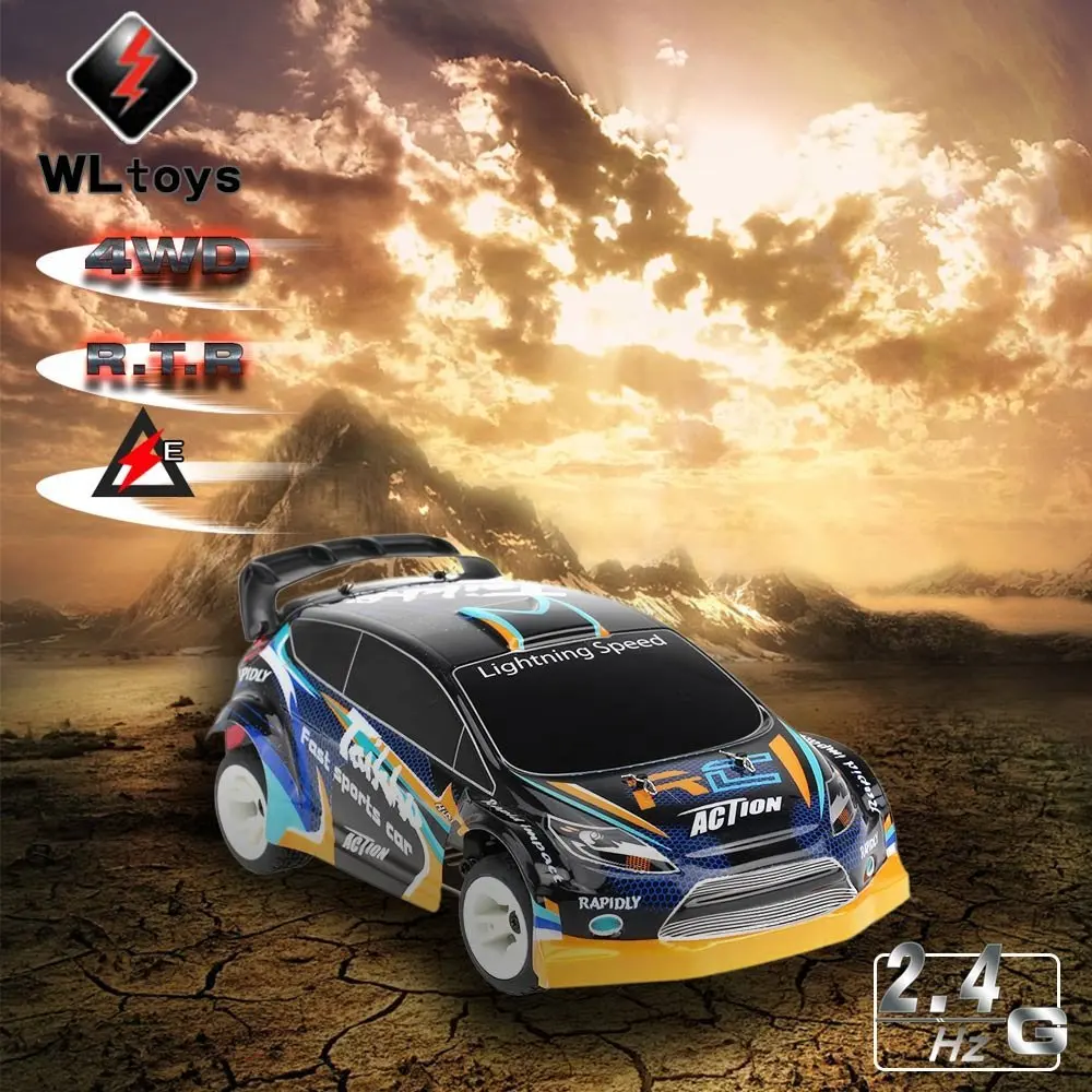 WLtoys Бесплатная доставка A242 1/24 2 4G Электрический шлифованный 4WD RTR RC автомобиль