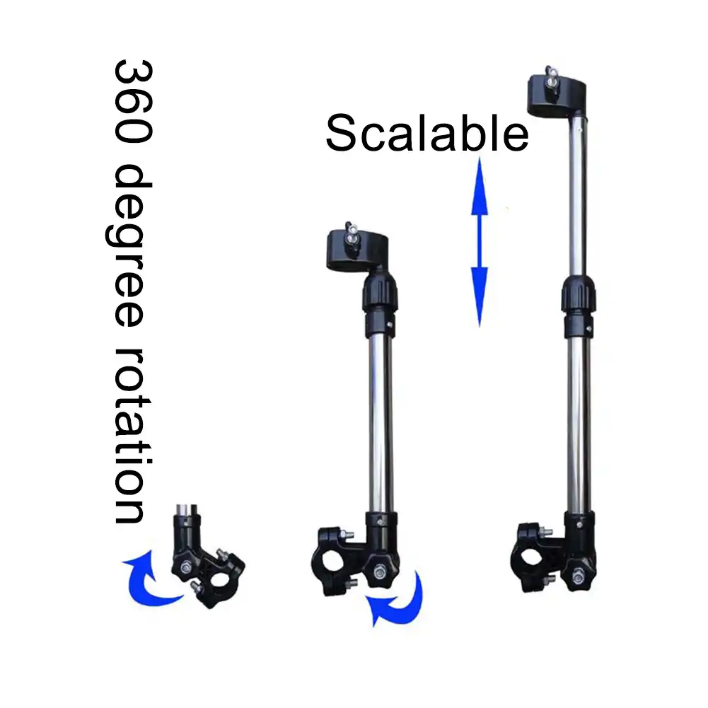 Verstelbare Kinderwagen Paraplu Houder Fiets Kinderwagen Rolstoel Stand Beugel Bar Geschikt Voor De Wandelwagen Handvat Van 2cm 2 5cm Paraplu Accessoires Aliexpress