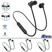 IBESI XT11, беспроводные наушники, магнитные, Bluetooth, наушники, шейные, спортивные, бас, гарнитура, свободные руки, наушники с микрофоном для телефона