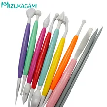 Цветной 10 шт гравировальный пластиковый нож ручка Ультралегкая глина мягкая глина цветные инструменты для работы с глиной кухни предметы первой необходимости MS-00061