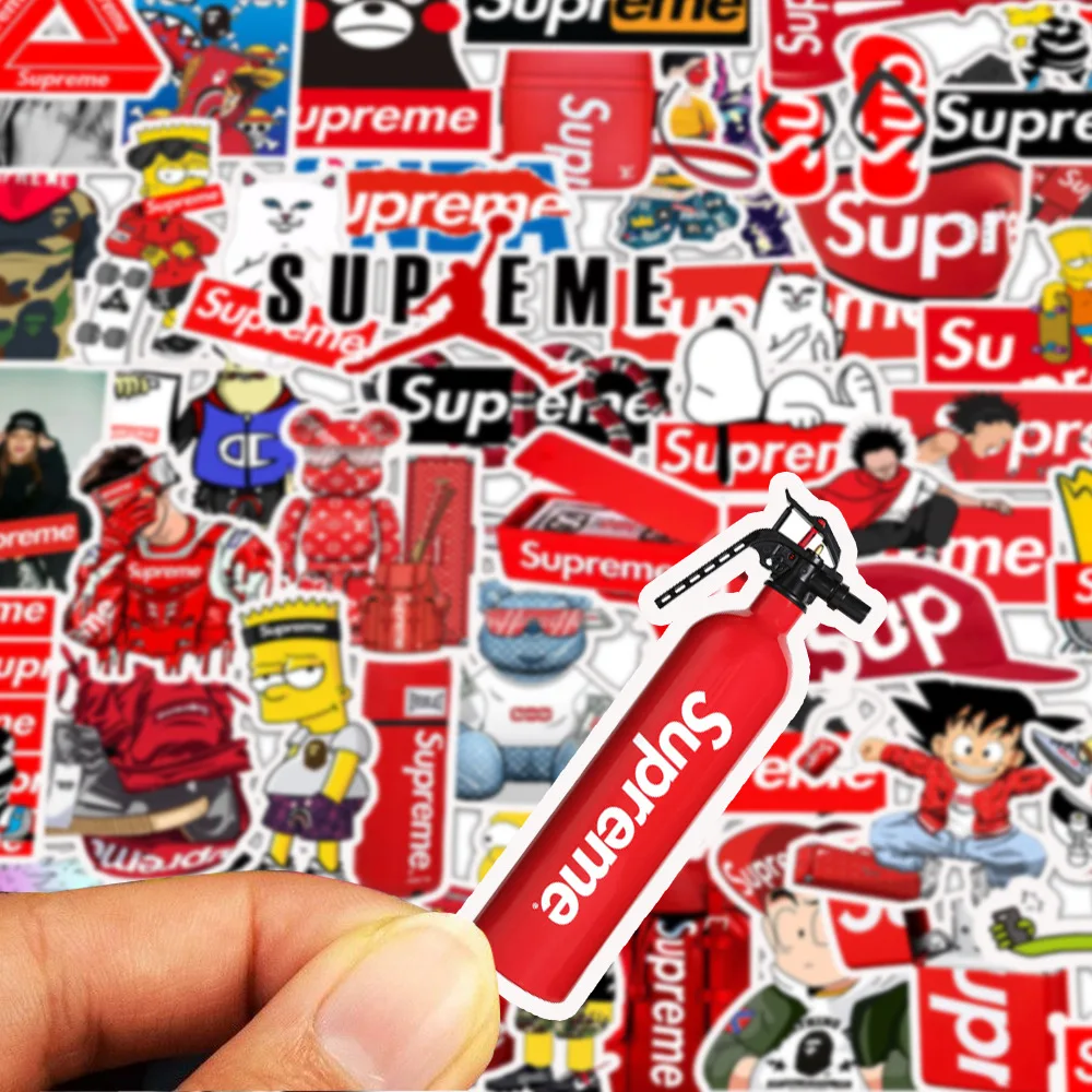

50 PCS Pop Style Text Sticker Toys for Children For Luggage Car Guaitar Skateboard Phone Laptop Bicycle Stickers