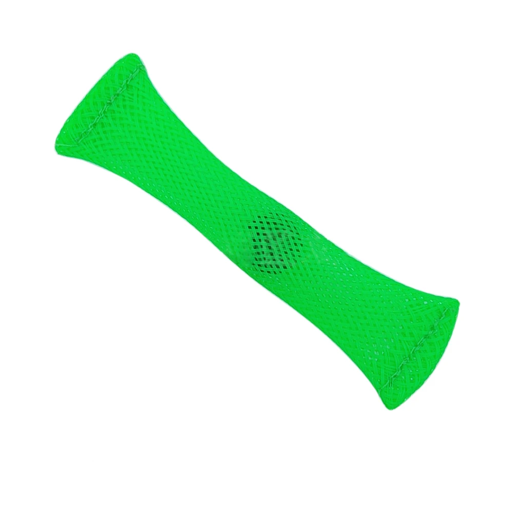Fidgets стресс вентирование эмоций портативный плетеная сетка рельефная Игрушка Дети гибкость сдавливает сенсорную тревожность терапия с шариками - Цвет: Зеленый