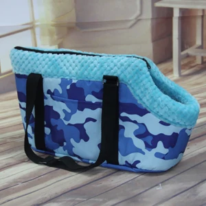 Сумка для домашних животных, переноска для собак и кошек, сумка для путешествий с леопардовым принтом, маленькая сумка для собак, розовая сумка в горошек для кошек, уличная сумка - Цвет: Blue