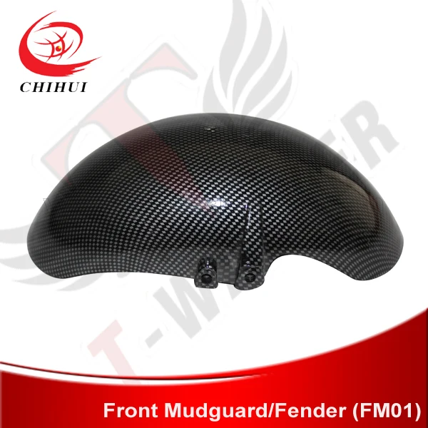 Foldable Gas/Electric Scooter Mudguard Front Carbon Fibre Fender ( Scooter Spare Parts