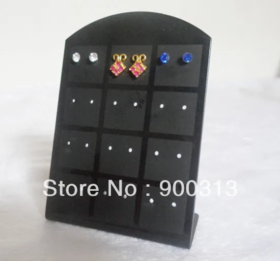 free shipping wholesale Acrylic jewelry earring display stands 12 pair