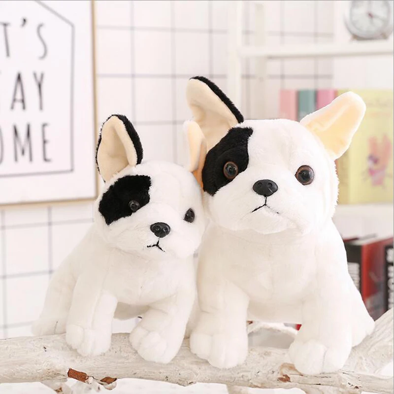 Simulation Dog Plush Toy French Bulldog Plush Doll Stuffed