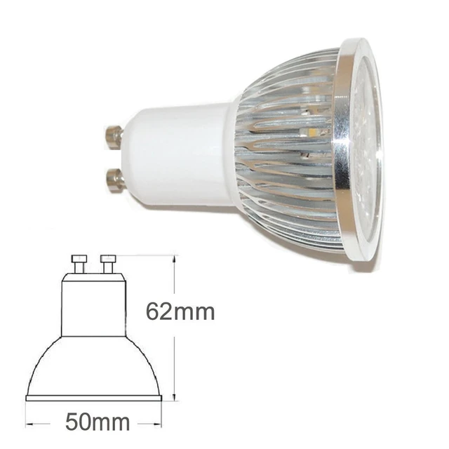 Ampoule LED GU10 Cristal 38º 5W 220V