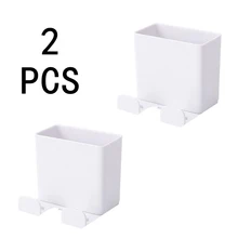 2x ТВ кондиционер Дистанционное управление настенный держатель чехол ящик для хранения дома вешалка