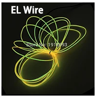 10 Цвета дополнительно EL Провода мода неоновые Оригинальные светильники со светодиодной подсветкой Защита от солнца Очки светящиеся Rave
