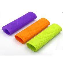 Silicone Pot Pan Handle Saucepan Holder Sleeve Slip Cover Grip Kitchen Utensils