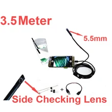 3.5Meter 480P 5.5″ diameter camera head endoscope camera Android OTG function video checking endoscope lens serveilance camera