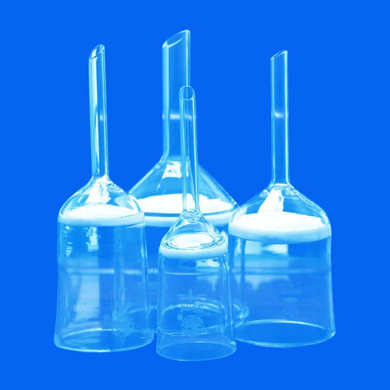 Sand Core Funnel 35/60/100/130/250/500/1000ml For Lab Glassware Chemical laboratory bacteria filtration lab glass supplies
