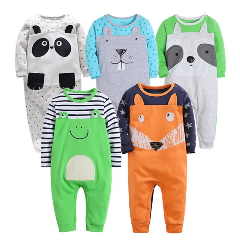 

Baby Rompers Spring Newborn Baby Clothes For Girls Boys Long Sleeve Jumpsuit Baby Clothes boy Kids Outfits