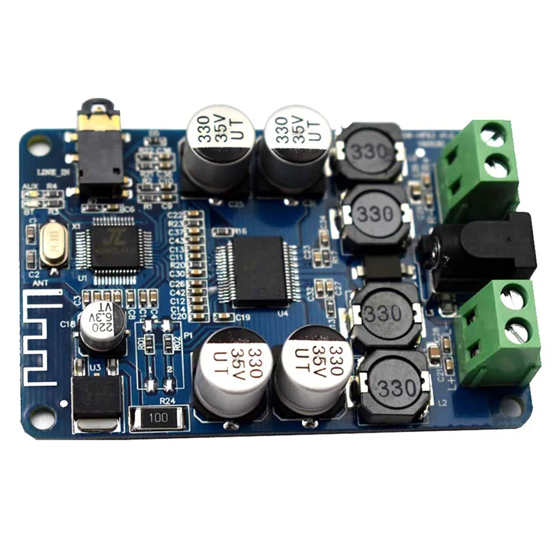 TDA7492P 2*25W Bluetooth V2.1 Audio Receiver Amplifier Module AUX Interface