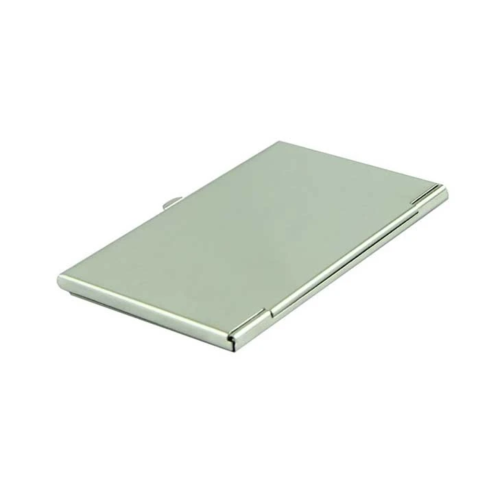 Card Holder Voberry Silver Business Card Holder Flip Style Metal Business Card Holder Men ID