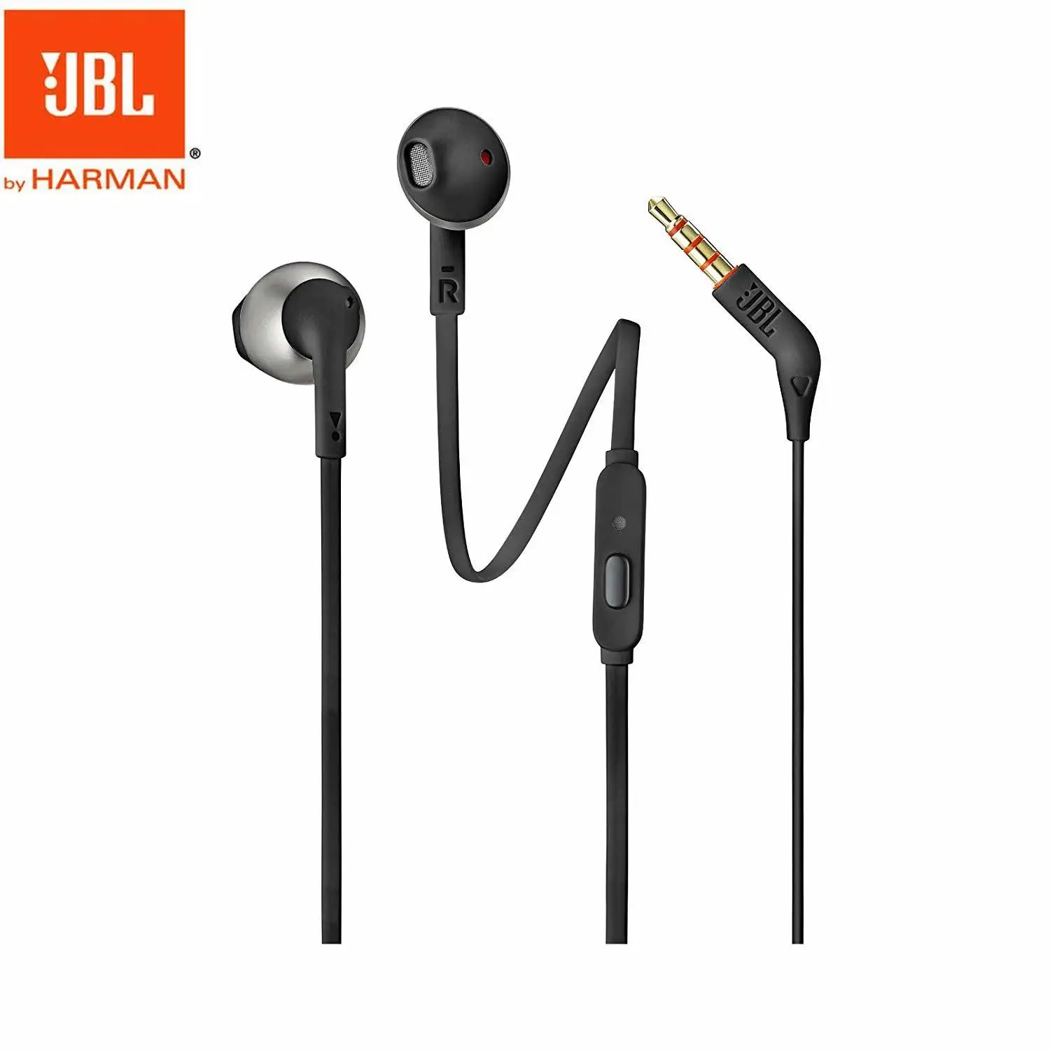 

JBL T205A 3.5mm Wired Headphones Tws Stereo Earbuds Ecouteur Earphone Hands-free Fone De Ouvido Original Jbl Headset Headphone