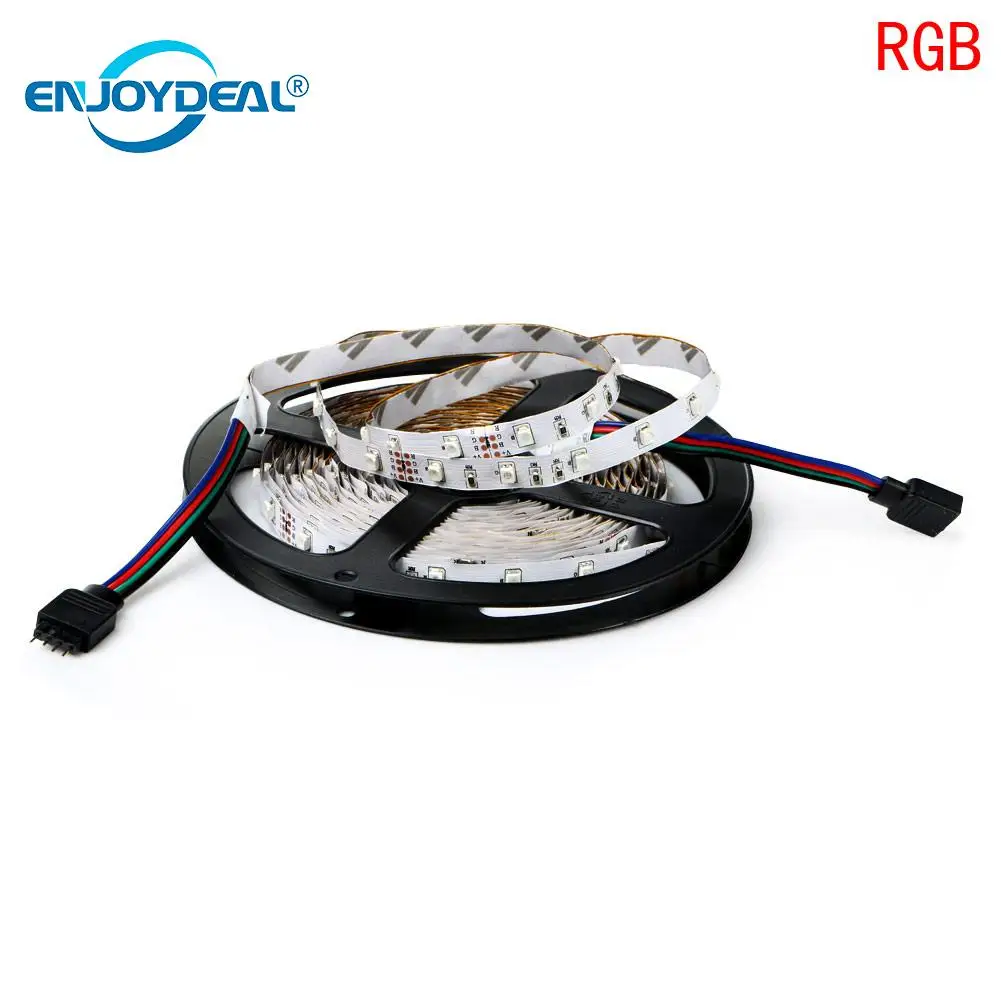 

US/UK/EU plug Super Bright SMD 3528 5M 300LED Non-waterproof Flexible Strip Light Kit+12V 2A Adapter Hallways Stairs Decoration