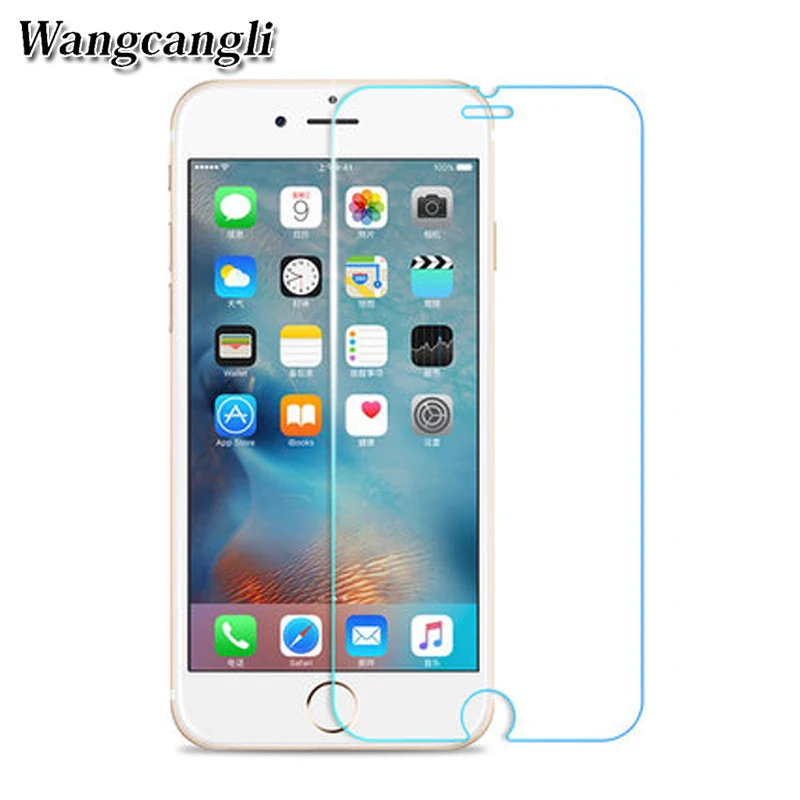 Wangcangli 10 шт. закаленное стекло для iPhone 7 Plus Защитная пленка HD 2.5D дуги края взрыв