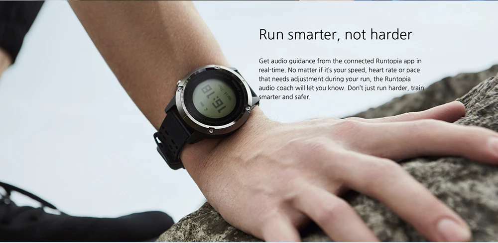 Смарт-часы Xiaomi Runtopia S1, водонепроницаемые спортивные часы для позиционирования, gps+ ГЛОНАСС, двойная звезда, мониторинг сердечного ритма, умные часы