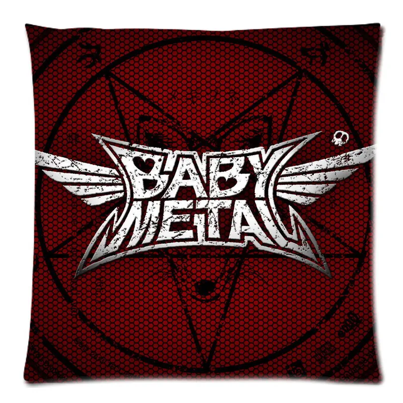 BABYMETAL декоративная наволочка для подушки хлопковая льняная дивана 2016 Cojines на
