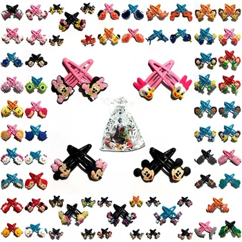 

100Pairs Mickey Cartoon Hairpins for Girls Hair Barrettes Kids Sweet Headwear Multicolor Animals Hair Clips Hair Accessories