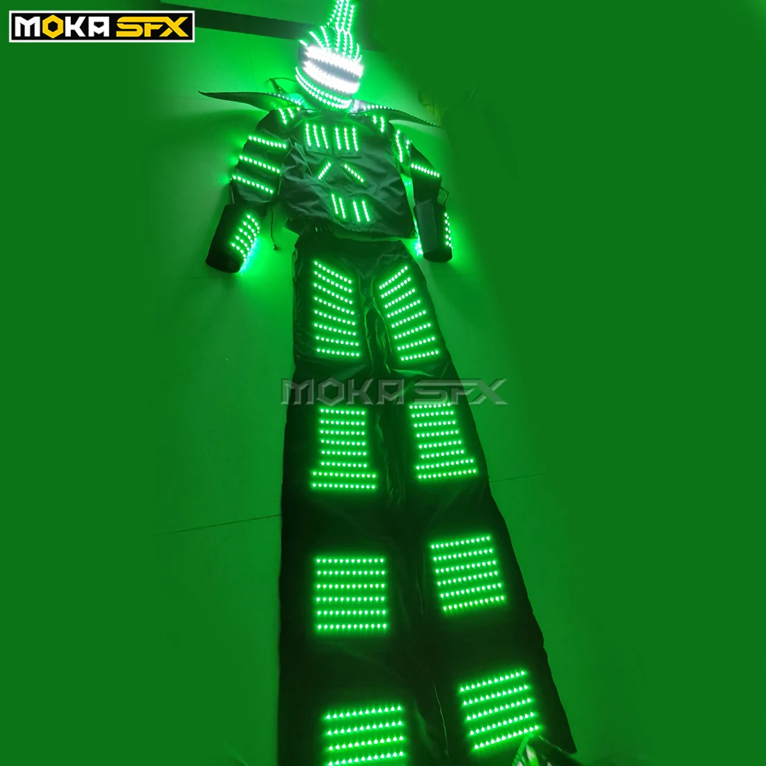 

Stage LED Robot Costume illuminated LED Robot Clothing Costume Nightclubs Party Event Supply Decorations
