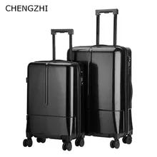 CHENGZHI, 24 дюйма, высокая емкость, чемодан на колесиках, Спиннер для мужчин и женщин, чемодан на колесиках, 20 дюймов, сумка на колесиках для путешествий