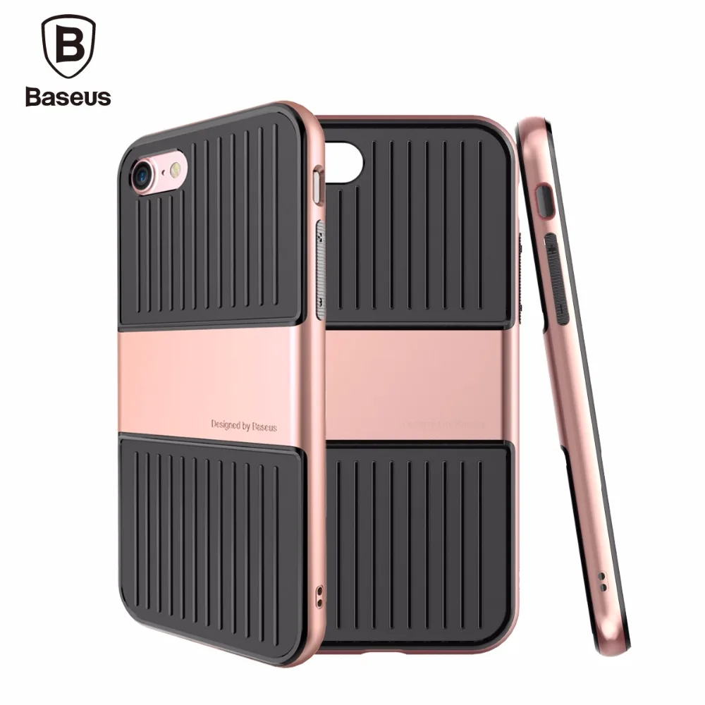 imágenes para Cubierta para apple iphone 7/7 plus case original baseus viajes serie de la manera tpu + pc frame case para iphone 7 plus a prueba de golpes imágenes para Cubierta para apple iphone 7/7 plus case original baseus viajes serie de la manera tpu + pc frame case para iphone 7 plus a prueba de golpes