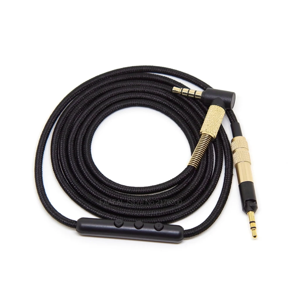 FAAEAL 1 2 м обновленный Сменный кабель для Sennheiser HD598 HD558 HD518 кабели наушников провода