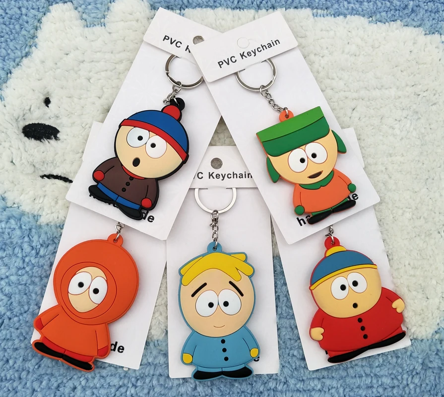 

IVYYE 1PCS South Park Series Anime Key Chain PVC Figure Morty Keyring cute Toys Keychain Keyholder Birthday Gifts Unisex NEW