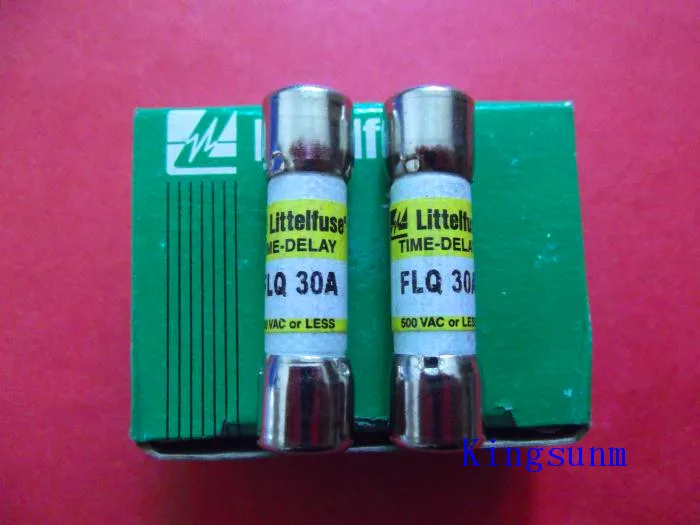 

Free shipping 10pcs FLQ 30 TIME-DELAY America Netlon 10X38 delay fuse / fuse 30A 500V