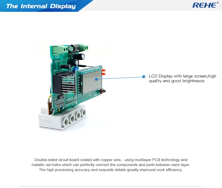 REHE RH-DDS100-D Din-Rail Тип Цифровой Счетчик однофазный электронный Тип электросчетчик