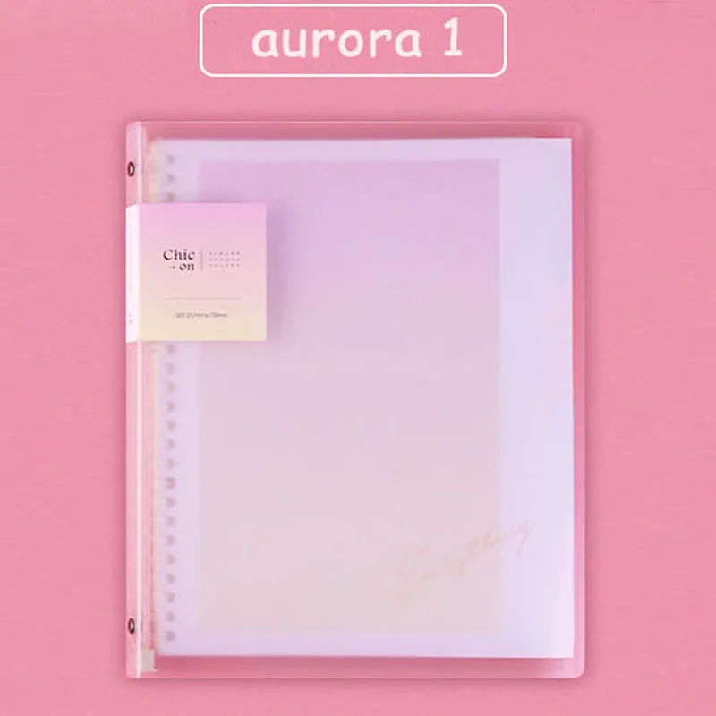 Deli дневник съемный свободный лист простой, маленький, B5 Ноутбук Милые Творческие Школьные принадлежности - Цвет: aurora 1