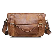 Maxdo Vintage Real Skin Genuine Leather Small Women / Men Messenger Bags #M8752