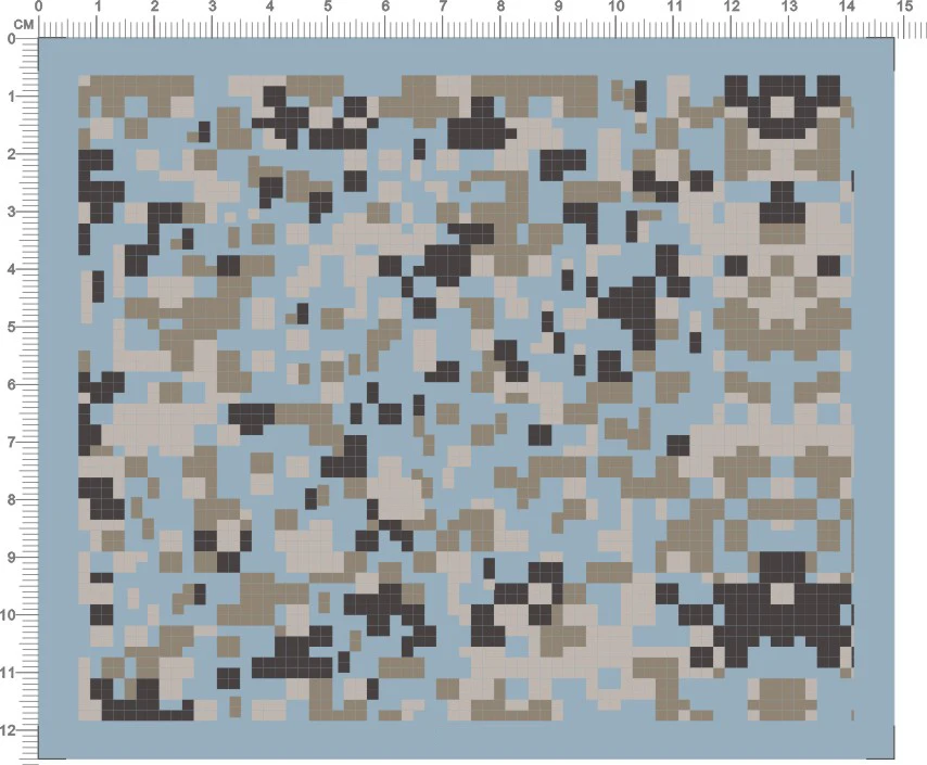 

Water Slide Decals Digital Camouflage for Different Scales Model Making Kits
