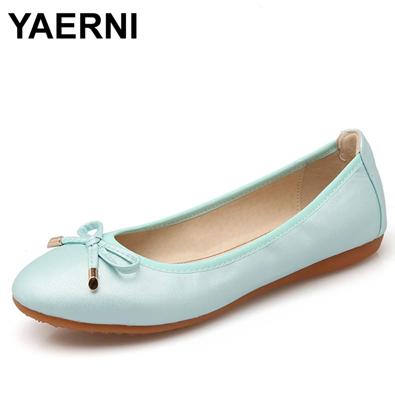 Achat YAERNI Femmes Pliable Ballet Appartements Portable Voyage plier Chaussures Femme Bout Rond Bowknot Glissement Sur des Chaussures Simples Printemps automne