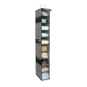 

Ten Layers Durable Storage Hanging Bag Non-woven Fabric Organizer Rack Wardrobe Clothes Closet Storage Bag For Shoes Clothes