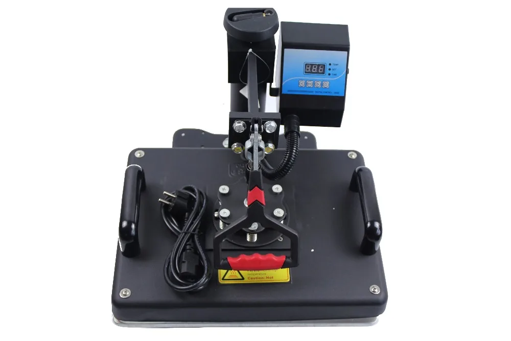 5 in 1 T Shirt, Mugs, Hat, Plates Sublimation Transfer Heat Press