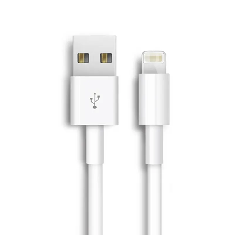 Cable USB para iPhone Original iOS Cable de carga para iPhone X XS 8 7 6 5 iPad USB de sincronización de datos cargador para Cable Lightning con caja