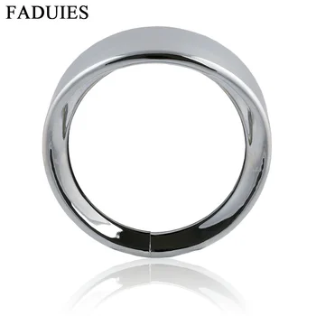 

FADUIES Chrome 7" inch Visor Headlight Head Lamp Light Trim Beauty Ring Bezel Harley touring Road King Electra Glide softail