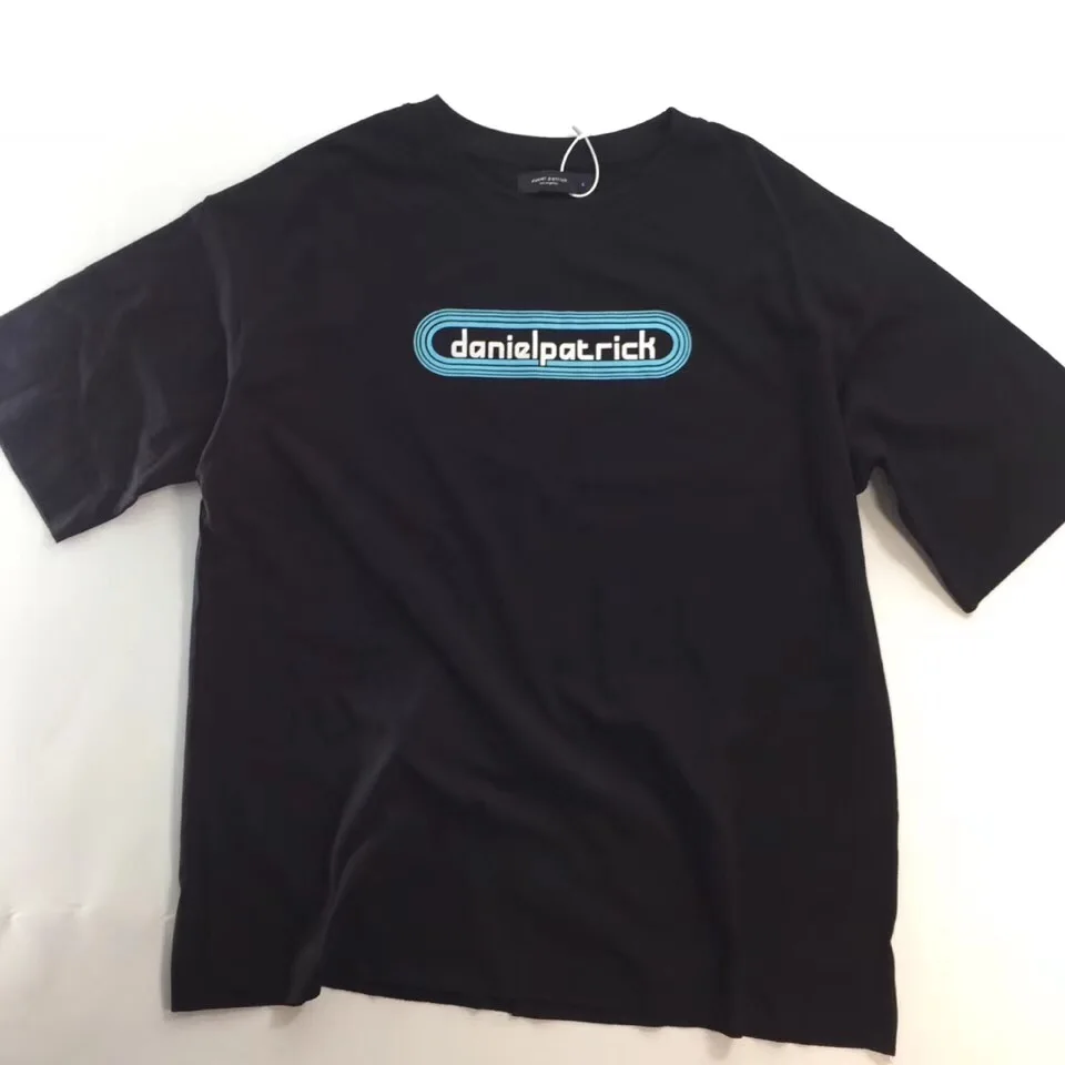 

Best Quality Daniel Patrick Summer DP Logo Printed Women Men T shirts tees Hiphop Kanye West Men Short Sleeve T shirt Oversized