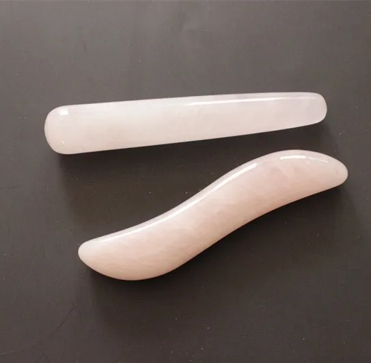 2 pcs Natural rose quartz body massage wand face massage wand reiking healing relax tool acupunture point stick 2 pcs Natural rose quartz body massage wand face massage wand reiking healing relax tool acupunture point stick